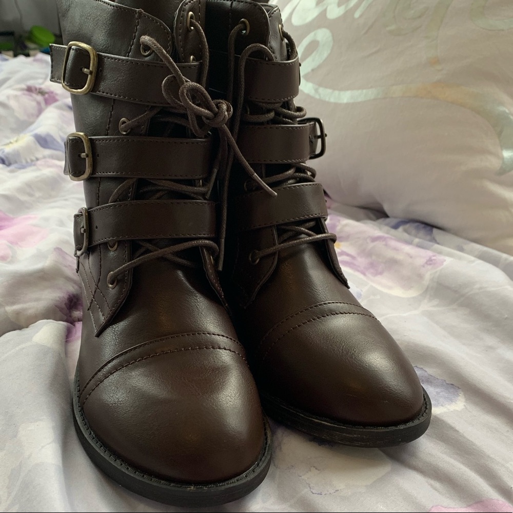 NWT Charlotte Russe combat boots